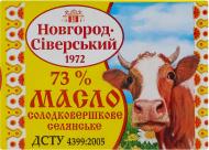 Масло Новгород-Сіверський 73% Селянське 180 г Масло Новгород-Сіверський 73% Селянське 180 г