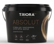 Краска интерьерная Triora Premium ABSOLUT стойкая к загрязнениям мат белый 2,7 л 3,86 кг