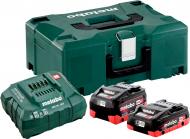 Зарядное устройство + аккумулятор Metabo 2 x LiHD 18В 4,0/5,5 А/ч + ASC 30-36V + Metaloc 685136000