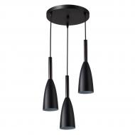 ВІТРИНА! Світильник підвісний Hopfen Bell 3x40 Вт Е27 чорний ВІТРИНА! Світильник підвісний Hopfen Bell 3x40 Вт Е27 чорний