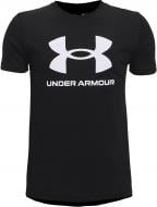 Футболка Under Armour UA SPORTSTYLE LOGO SS 1363282-001 р.L черный