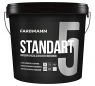 Краска интерьерная акриловая Farbmann Standart 5 база А мат белая 2,7 л