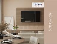 Краска интерьерная латексная Triora TR-32 extra matt глубокий мат NCS S 3010-Y50R 3 л