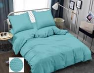 Комплект постельного белья семейный Blue GREY голубой Zastelli