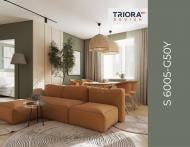 Краска интерьерная латексная Triora TR-32 extra matt глубокий мат NCS S 6005-G50Y 3 л