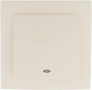 Выключатель перекрестный одноклавишный Nilson Touran без подсветки кремовый 24121010