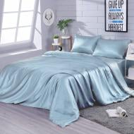 Комплект постельного белья полуторный Blue синий Zastelli