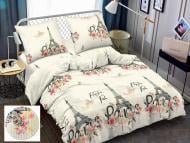 Комплект постільної білизни сімейний JH10051-10 молочний Zastelli