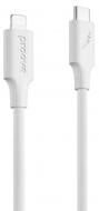 Кабель Proove Striped Silicone Type-C - Lightning 1 м белый (CCSS00002102) Кабель Proove Striped Silicone Type-C - Lightning 1 м белый (CCSS00002102)
