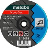 Круг зачисний по нержавіючій сталі Metabo Novoflex A 24 230x6,0x22,2 мм 616468000 Круг зачисний по нержавіючій сталі Metabo Novoflex A 24 230x6,0x22,2 мм 616468000