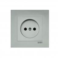 Механизм розетки бытовая без заземления EXEN Karell IP20 серебро 290-001003-235