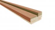 Дверная коробка телескопическая IN WOOD 2070x120 мм рустик золотой