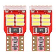 Автолампа светодиодная AMiO 18SMD 4014 T10 5 Вт 2 шт. (01286)
