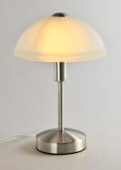 ВИТРИНА! Настольная лампа Accento lighting Riviera 1x60 Вт E14 хром ALPL-PLT422B