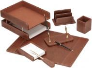 Набор настольный из эко-кожи V-01326 7 предметов