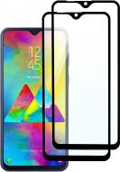 Защитное стекло 2E комплект 2 в 1 Basic для Samsung Galaxy M20 (M205) (2E-G-M20-IBFCFG-BB) 2.5D FCFG Black Border