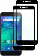 Захисне скло 2E комплект 2 в 1 Basic для Xiaomi Redmi GO (2E-MI-GO-IBFCFG-BB) 2.5D FCFG Black Border