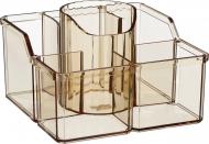Органайзер для косметики Cute 18x18x11.6 см бежевий Органайзер для косметики Cute 18x18x11.6 см бежевий