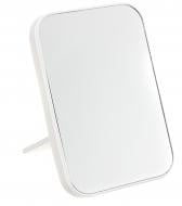 Зеркало косметическое прямоугольное белое 21.9x15 см