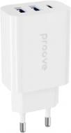 Мережевий зарядний пристрій Proove Rapid 30W (2 USB + Type-C) WCRP30210002 white