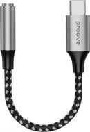 Переходник Proove SoundMesh Type-C to 3.5mm 0,14 м серый (ACSM00005201)