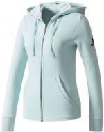 Толстовка Adidas Essentials Solid FZ BR2481 р. M м'ятний