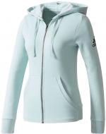 Толстовка Adidas Essentials Solid FZ BR2481 р. XS мятный