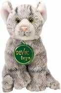 М'яка іграшка Devik Кіт смугастий 15 см сірий JC-829GT