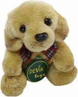Мягкая игрушка Devik Щенок золотистого лабрадора 13 см бежевый JD-2268Y