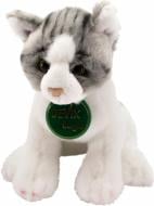 М'яка іграшка Devik Кіт 16,5 см сірий із білим JC-786GB(P)