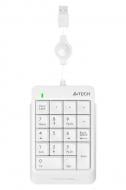 Клавиатура A4Tech (FK13 (White)) Fstyler Numeric Keypad USB white