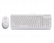 Комплект клавиатура и мышь A4Tech (F1512 (White)) Fstyler white