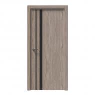 Дверное полотно IN WOOD ET-13 ПГ с черным молдингом и кромкой 900 мм ель карпатская