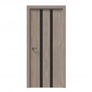Дверное полотно IN WOOD ET-14 ПГ с черным молдингом и кромкой 900 мм ель карпатская