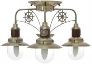 Люстра потолочная Arte Lamp Sailor 3x60 Вт E27 античная бронза A4524PL-3AB