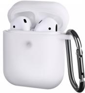 Чохол для навушників 2E для Apple AirPods Pure Color Silicone 3.0 мм white (2E-AIR-PODS-IBPCS-3-WT)