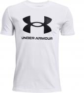 Футболка Under Armour UA SPORTSTYLE LOGO SS 1363282-100 р.XL белый