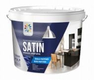 Краска интерьерная акриловая COLORINA SATIN глубокий мат белый 3,5 кг