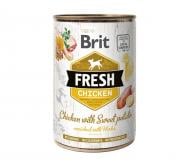 Корм вологий British Fires Chicken/Sweet Potato з куркою та бататом 400 г