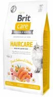 Корм сухий для котів Brit Care Grain Free Haircare Healthy & Shiny Coat догляд за шкірою і шерстю лосось та курка 7 кг
