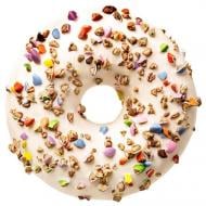 Донат Worry Be Happy Crushed Candy с белой глазурью и измельченными шоколадными конфетами 57 г Донат Worry Be Happy Crushed Candy с белой глазурью и измельченными шоколадными конфетами 57 г