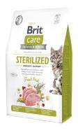 Корм сухой для котов Brit Care by Nutrition Sterilized Immunity Support со свининой 2 кг