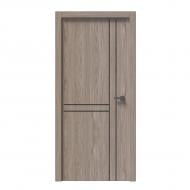 Дверное полотно IN WOOD ET-09 AL ПГ с молдингом и алюминиевой кромкой 600 мм ель карпатская
