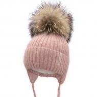 Шапка Elf-kids Жанна р.48 пудровый