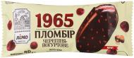 Морозиво Лімо ескімо двошарове "Пломбір 1965" "Черешня-йогурт, шок.глазур-кранчі вишні" 80г