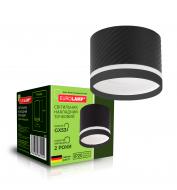 Світильник точковий Eurolamp 30 Вт GX53 чорний LH-LED-GX53(black)N1