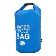 Водонепроникний гермомішок з плечовим ременем Waterproof Bag 15л TY-6878-15 (PVC) Синій (PT0497)