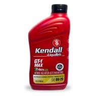 Моторное масло Kendall GT-1 MAX Premium Full-Synthetic 0W-20 0,94 л (1086394)