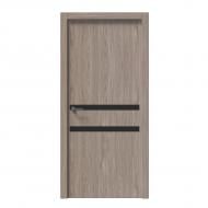 Дверное полотно IN WOOD ET-17 AL ПГ с молдингом и алюминиевой кромкой 700 мм ель карпатская