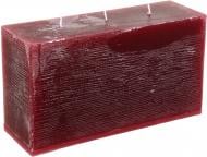 Свеча каминная S24*08*13/3-3.1 темно-красный Candy Light